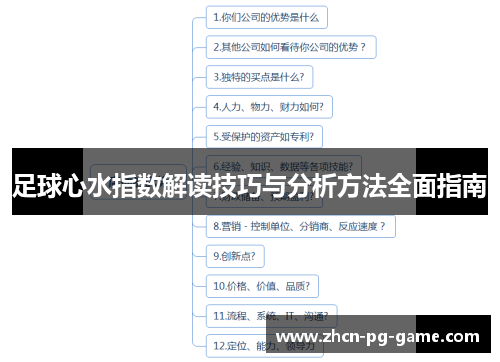 足球心水指数解读技巧与分析方法全面指南 足球心水指数解读技巧与分析方法全面指南